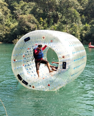 zorbing adventure activites in dandeli river 